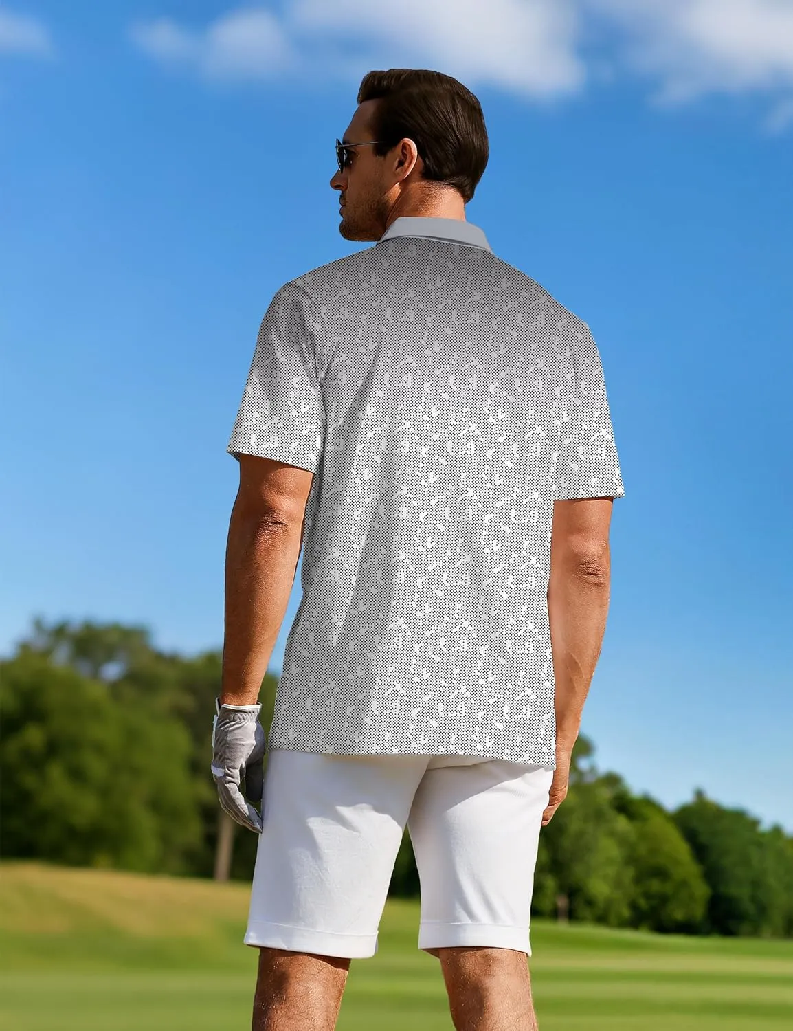 APTRO Mens Polo Shirt Short Sleeve Performance Golf Shirts Moisture Wicking Dry Fit Casual Quick-Dry T-Shirt