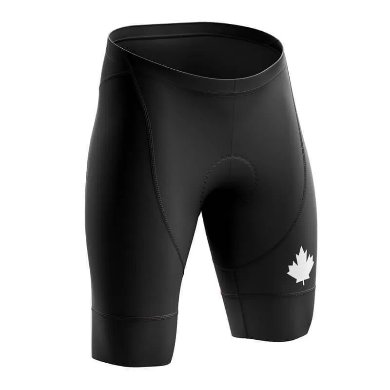 Black Canada Leaf Bib & Shorts