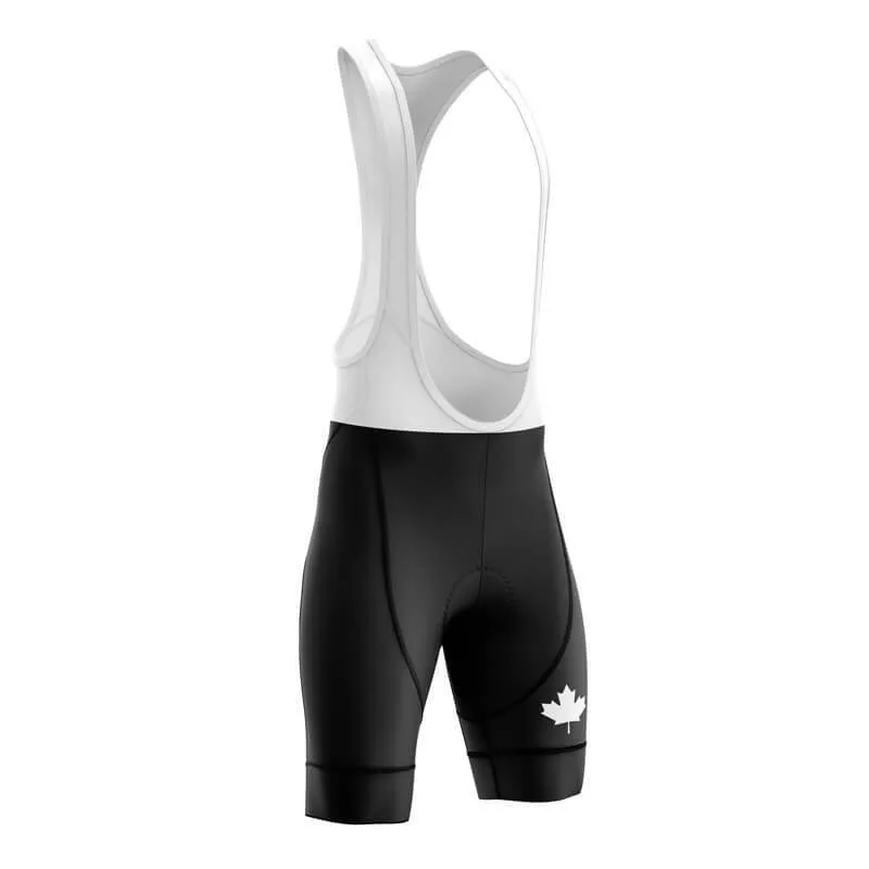 Black Canada Leaf Bib & Shorts