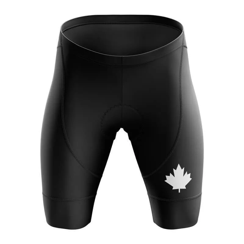 Black Canada Leaf Bib & Shorts