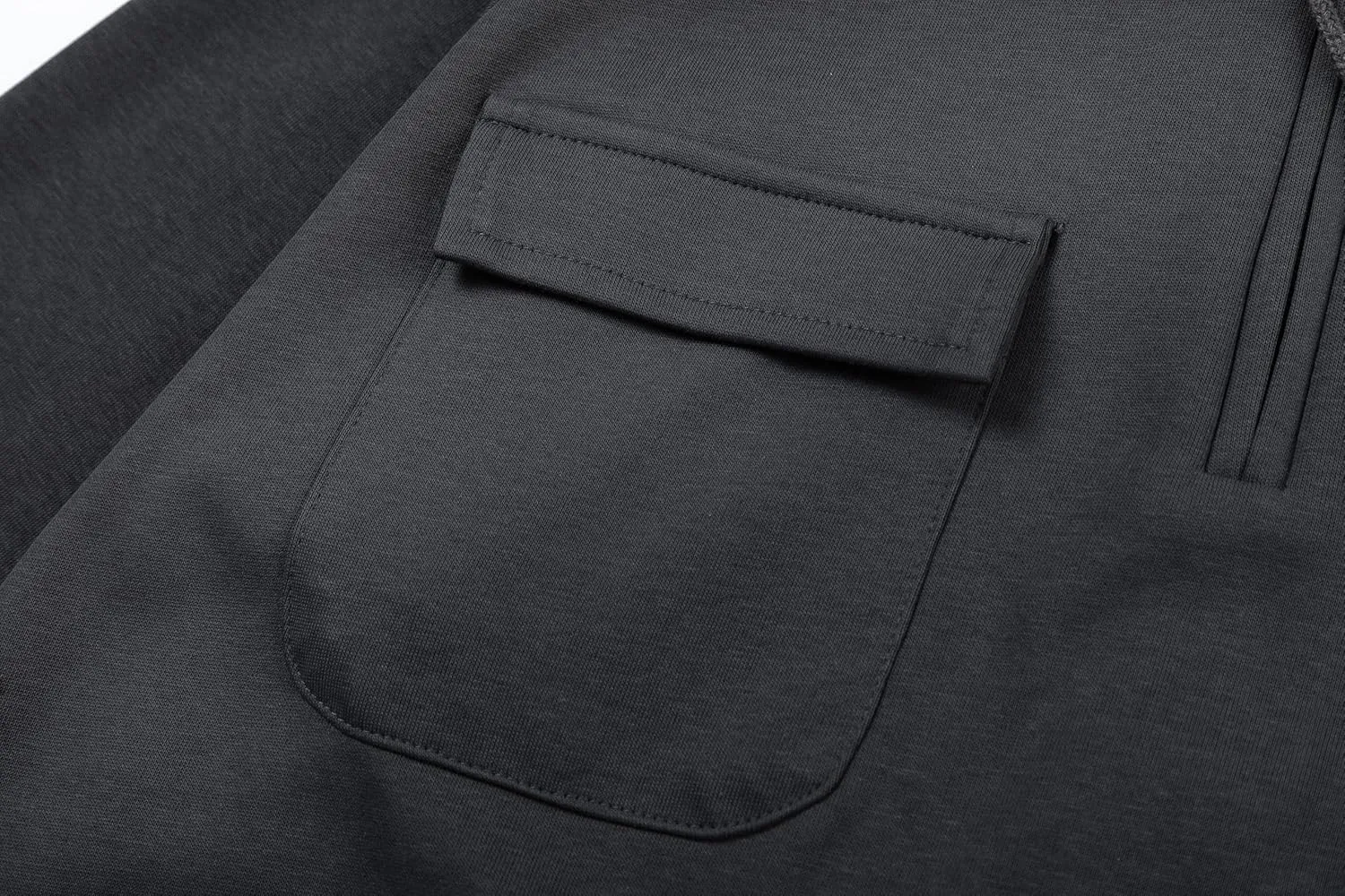 Cargo Hoodies for Men Tactical Sweatshirt Quarter Zip Cargo Pullover Hoodies Workout Gym Men Fashion Outdoor Hoodie