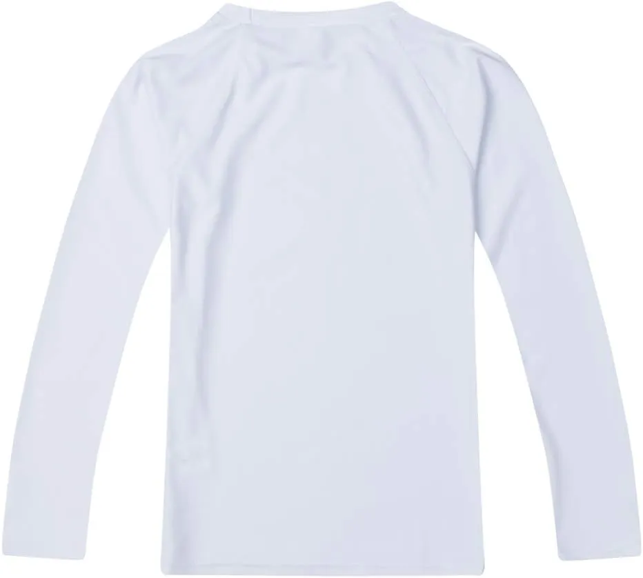 ESTAMICO Boys' UPF 50  Long-Sleeve Rashguard Athletic Swim Shirt