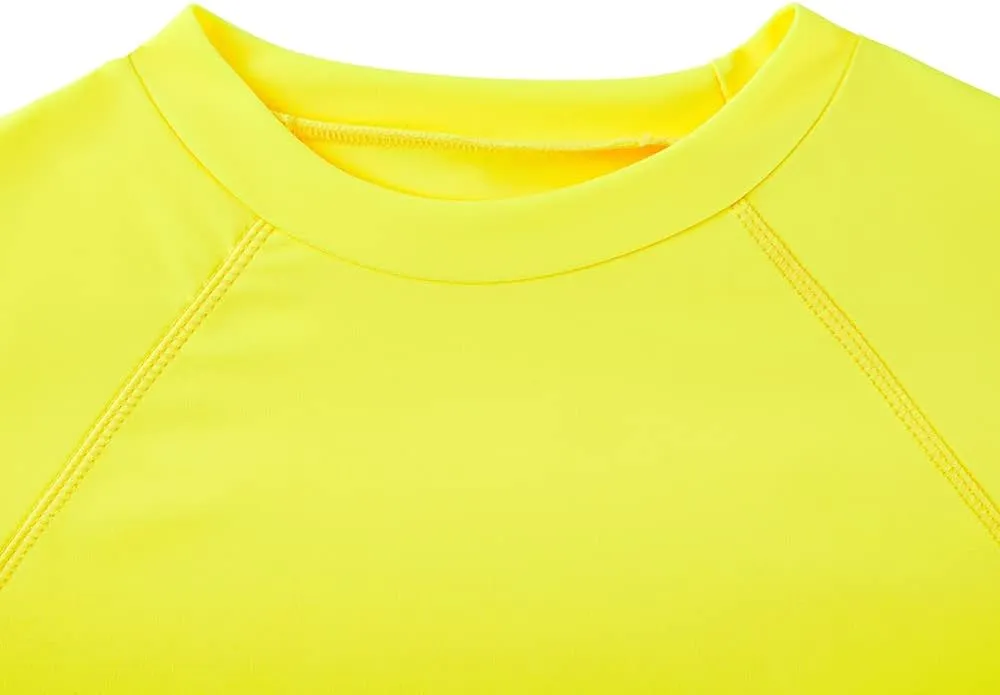 ESTAMICO Boys' UPF 50  Long-Sleeve Rashguard Athletic Swim Shirt