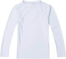 ESTAMICO Boys' UPF 50  Long-Sleeve Rashguard Athletic Swim Shirt