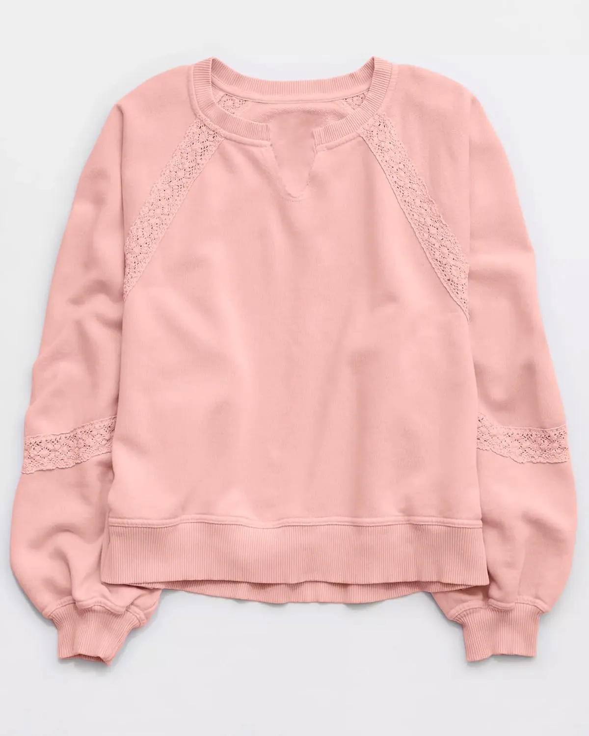 Gacaky Sweatshirt for Women Oversized Fleece Embroidered Crochet Hoodies Cropped Pullover Tops Fall Fashion Outfits Clothes