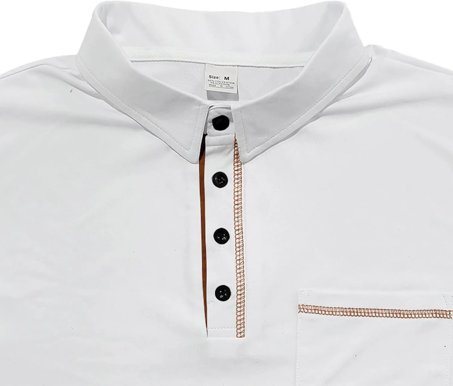 lcyhony Polo Shirts for Men Slim fit Short Sleeve Athletic Golf Shirts Lightweight Comfy Summer Casual T-Shirts with Pocket