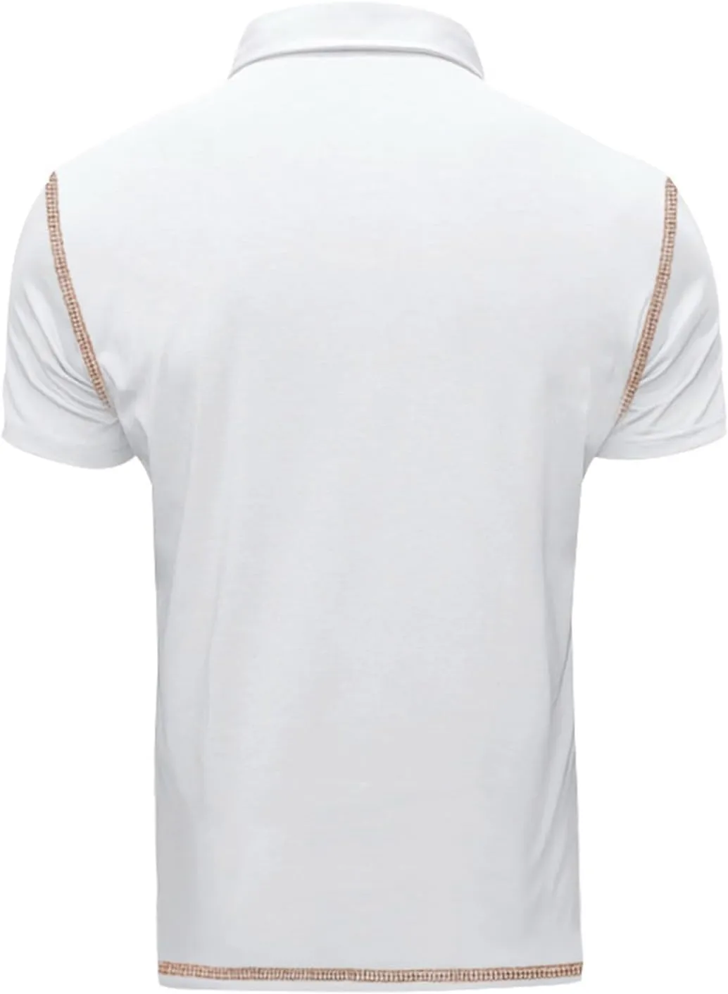 lcyhony Polo Shirts for Men Slim fit Short Sleeve Athletic Golf Shirts Lightweight Comfy Summer Casual T-Shirts with Pocket