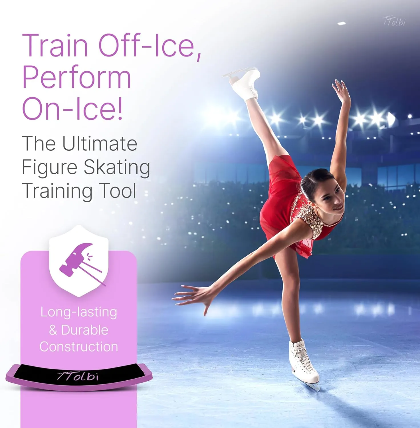 Premium Turning Board for Dancers  Improve Balance & Spins, Professional Turn Board & Ice Skating Spinner for Figure Skating Practice, Pirouette Trainer & Dance Training Equipment for Ballet