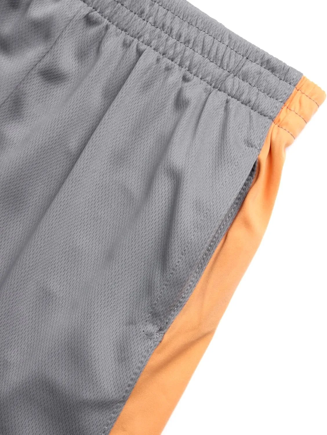 Pro Athlete Boys Basketball Shorts - 4 Pack Mesh Athletic Shorts for Boys - Gym Shorts for Workout and Running (Size: 5-16)