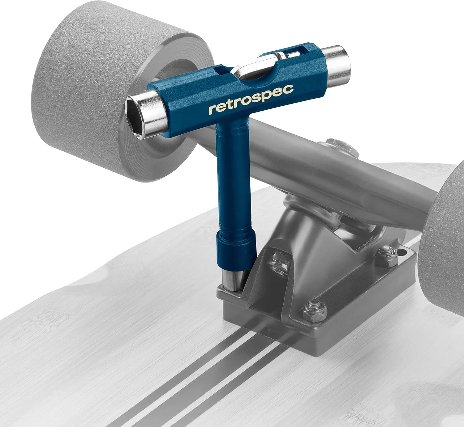 Retrospec Upkeep All-in-One Multi-Function Portable Skate Tool with 2-in-1 Allen Wrench & Phillips Head Screwdriver for Adjusting and Tightening Skateboard/Longboard Wheels, Trucks, and Kingpins