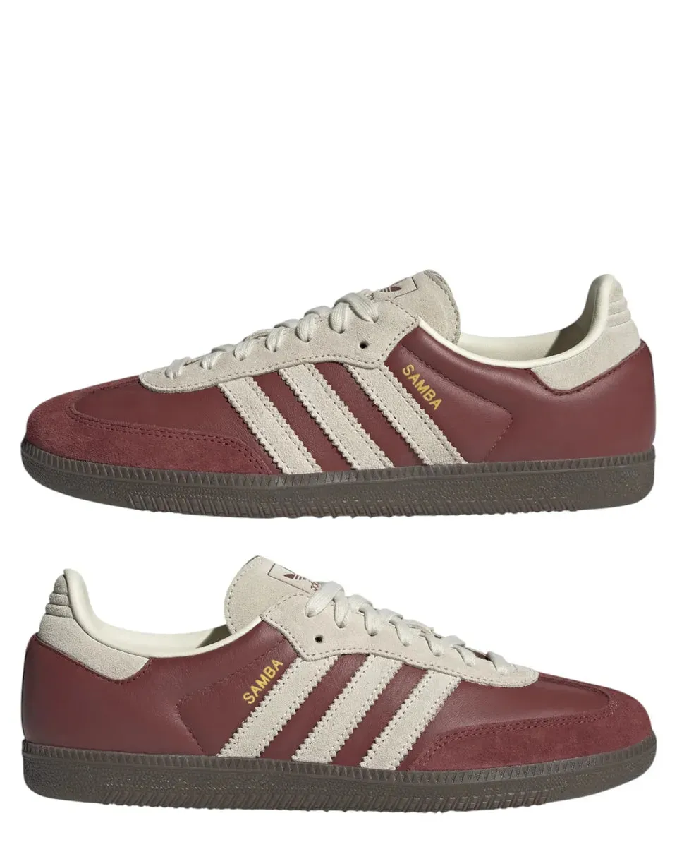 Samba OG in Pelle e Camoscio con Stile Preppy