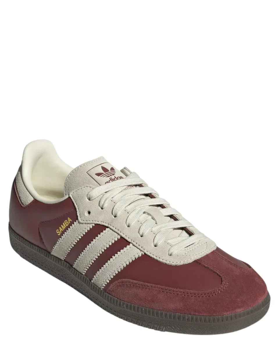 Samba OG in Pelle e Camoscio con Stile Preppy