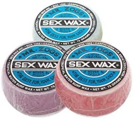 Sex Wax Bar 3 Pack Assorted Scents (Choose Temperature)