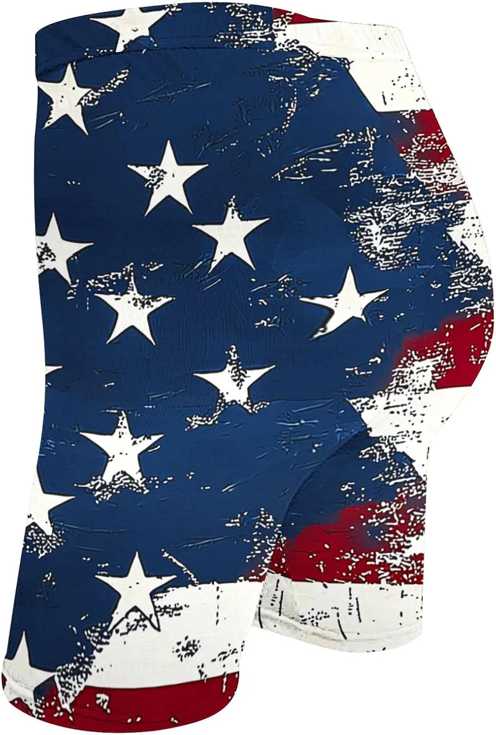 Women's 4th of July Shorts RedWhite & Blue American Flag Apparel for Independence Day Casual & Trendy