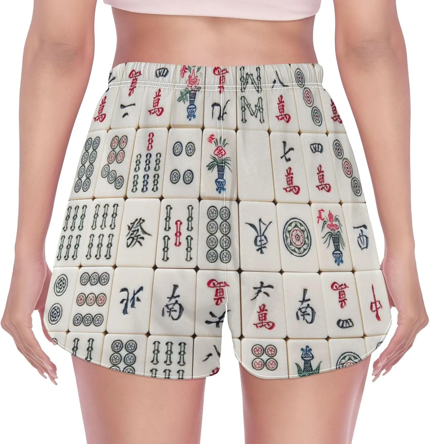 Women's Athletic Shorts with Liner Pockets Quick-Drying Beach Boardshorts Casual Workout Shorts