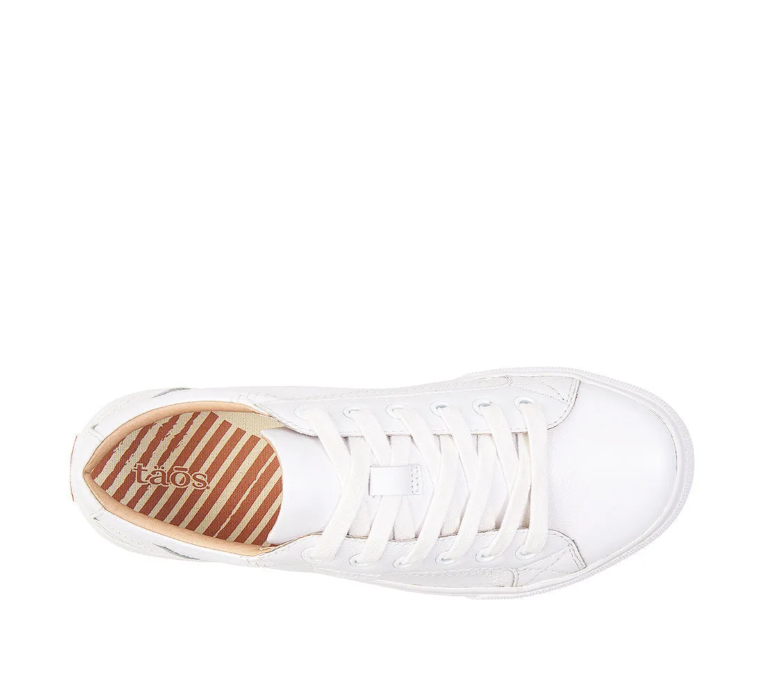 Women's Taos Plim Soul Lux Color: White Leather