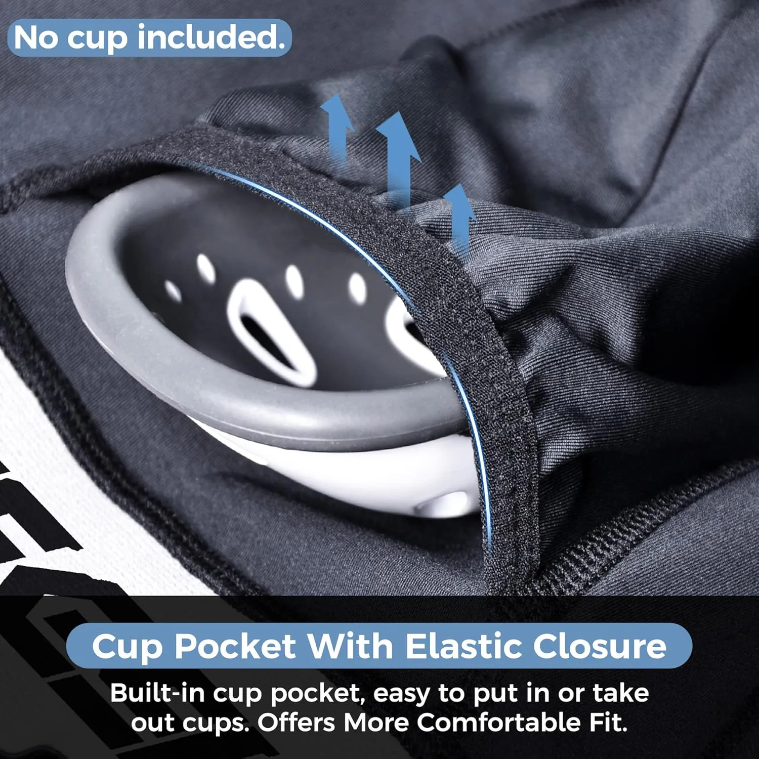 Youth Boys Baseball Football Compression Shorts w/Cup Pocket(NO Cup) Protective Athletic Sliding Underwear