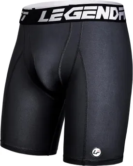 Youth Boys Baseball Football Compression Shorts w/Cup Pocket(NO Cup) Protective Athletic Sliding Underwear